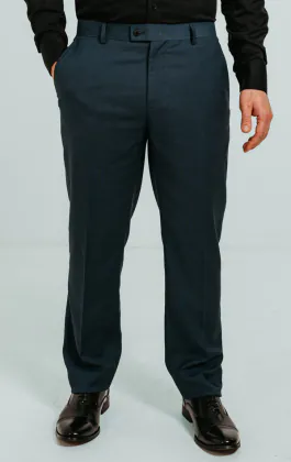 Dobell Anzug Hose, Türkisblau